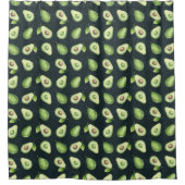 Avacado Pattern Duschvorhang (Vorderseite)