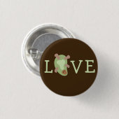 AvacadoLOVE braun Button (Vorne & Hinten)