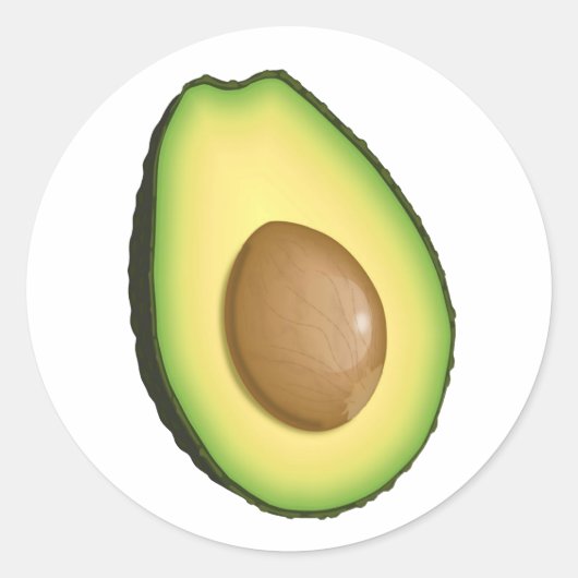 Avacodo Runder Aufkleber (Vorderseite)
