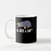 Avagadros Nummer Funny Mole Day Chemie Kaffeetasse (Links)