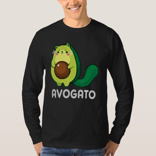 Avagato Cat Avogato Avocado T-Shirt (Vorderseite)