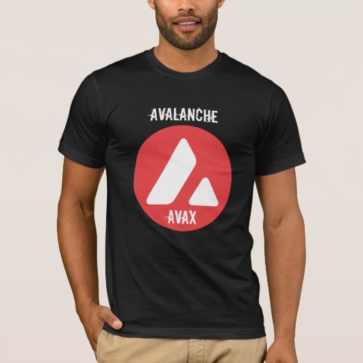 AVALANCHE AVX CRYPTO WÄHRUNG T-Shirt (Vorderseite)