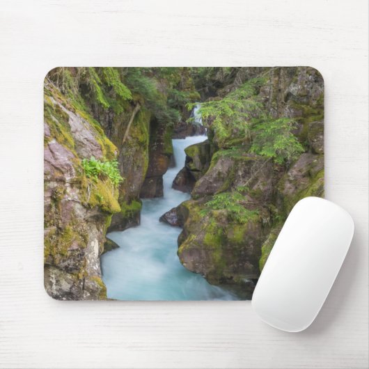 Avalanche Creek, Glacier National Park, Montana Mousepad (Mit Mouse)