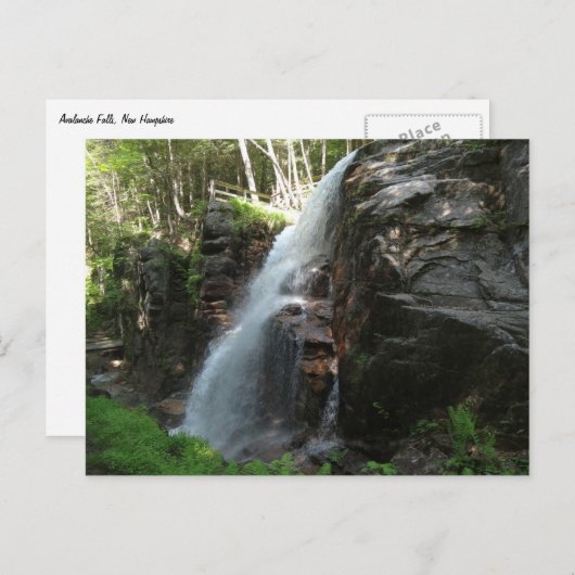 Avalanche Falls Postkarte (Vorne/Hinten)