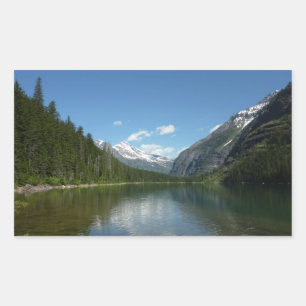 Avalanche Lake I im Glacier-Nationalpark Rechteckiger Aufkleber