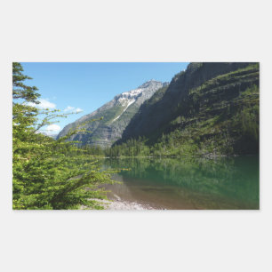 Avalanche Lake II im Glacier-Nationalpark Rechteckiger Aufkleber