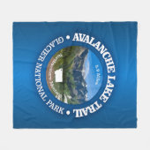 Avalanche Lake Trail (OBP) Fleecedecke (Vorderseite (Horizontal))