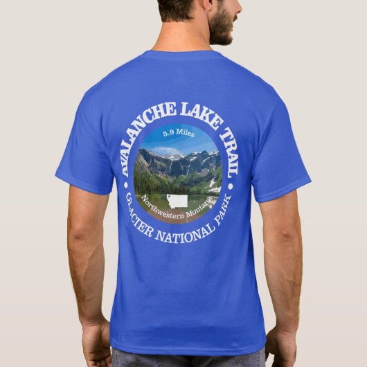 Avalanche Lake Trail (OBP) T-Shirt (Rückseite)