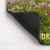 Avalanche Lily Superbloom Individuelle Name Mousepad (Ecke)