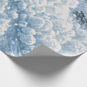 Avalanche Mountain Snow Scene Geschenkpapier (Ecke)
