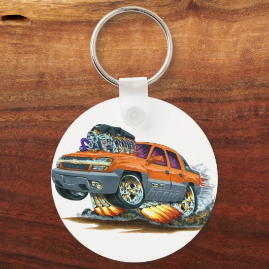 Avalanche Orange Truck Schlüsselanhänger (Vorderseite)