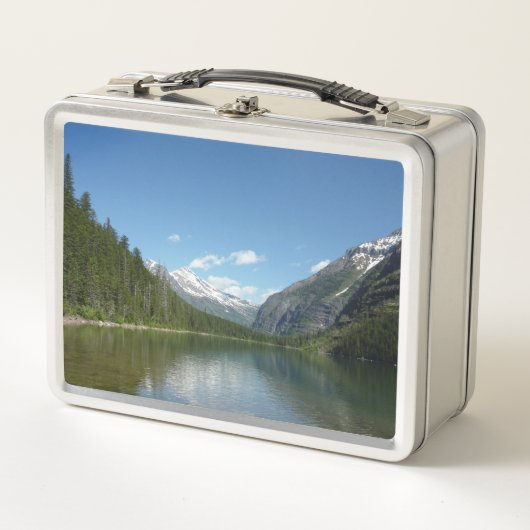 Avalanche See I - Glacier Nationalpark Metall Brotdose (Vorderseite)