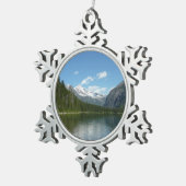 Avalanche See I - Glacier Nationalpark Schneeflocken Zinn-Ornament (Rechts)
