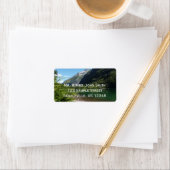 Avalanche See II - Glacier Nationalpark Adressaufkleber (Insitu)