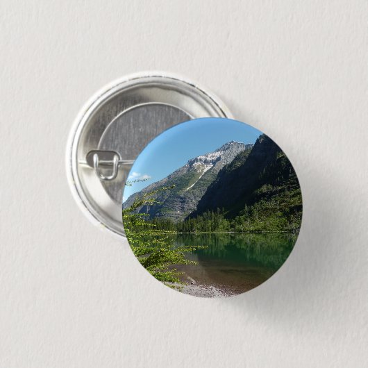 Avalanche See II - Glacier Nationalpark Button (Vorne & Hinten)