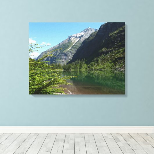 Avalanche See II - Glacier Nationalpark Leinwanddruck (Insitu (Holzboden))