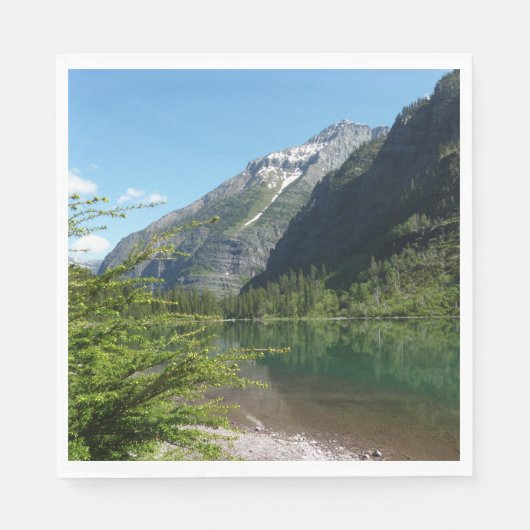 Avalanche See II - Glacier Nationalpark Serviette (Vorderseite)