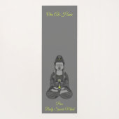 Avalokiteshvara Kuan Yin Buddhist Zeichnend Mantra Yogamatte (Rückseite)