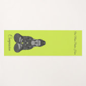 Avalokiteshvara Kuan Yin Buddhist Zeichnend Mantra Yogamatte (Vorderseite (Horizontal))