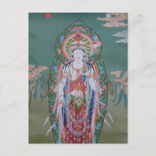 Avalokiteshvara Postkarte (Vorderseite)
