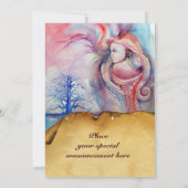 AVALON 1, Perlroter Pergament Einladung (Rückseite)