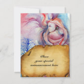 AVALON 1, Perlroter Pergament Einladung (Rückseite)