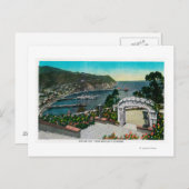 Avalon Bay von den Wrigley's Gardens Postkarte (Vorne/Hinten)