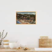 Avalon Blick auf die Crescent Ave. & Strand Poster (Küche)