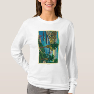Avalon Bucht, Insel Sankt Catalina von den T-Shirt