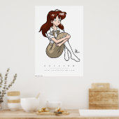 Avalon - Ceilidh-Zeichenportrait Poster (Küche)