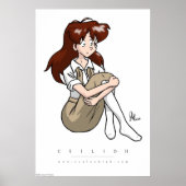 Avalon - Ceilidh-Zeichenportrait Poster (Vorne)