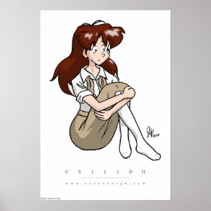 Avalon - Ceilidh-Zeichenportrait Poster