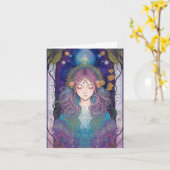Avalon Goddess Art Card Karte (Gelbe Blume)