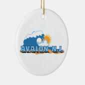 Avalon. Keramik Ornament (Rechts)