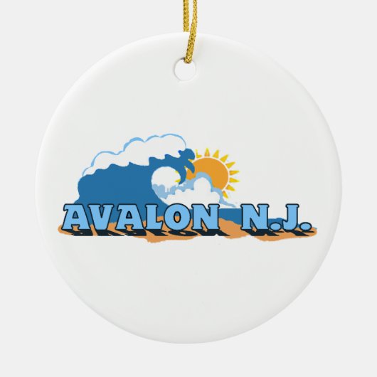 Avalon. Keramik Ornament (Vorne)