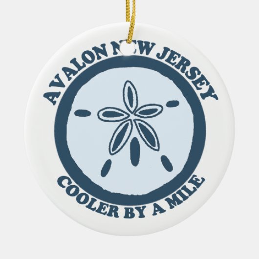 Avalon. Keramik Ornament (Vorne)