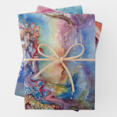 AVALON, LADY OF SEE, MORGANA Pink Blue Fantasy W Geschenkpapier Set (Beispiel)