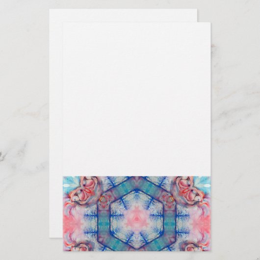 AVALON Lady of the Lake, Zauberhafte Spiegelungen Briefpapier (Vorne/Hinten)