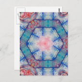 AVALON Lady of the Lake, Zauberhafte Spiegelungen  Postkarte (Vorne/Hinten)