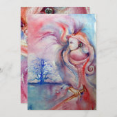 AVALON / Magie und Geheimnisse Einladung (Vorne/Hinten)