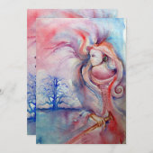 AVALON / Magie und Geheimnisse Einladung (Vorne/Hinten)