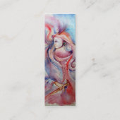 AVALON / Magie und Mystery Pink Blue Fantasy Mini Visitenkarte (Rückseite)