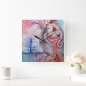 AVALON Magie und Mystery Quadratische Wanduhr (Zuhause)