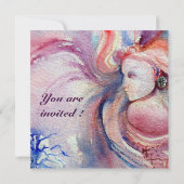 AVALON Magie und Mystery soft pink blau Einladung (Rückseite)