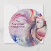 AVALON Magie und Mystery soft pink blau Einladung (Rückseite)