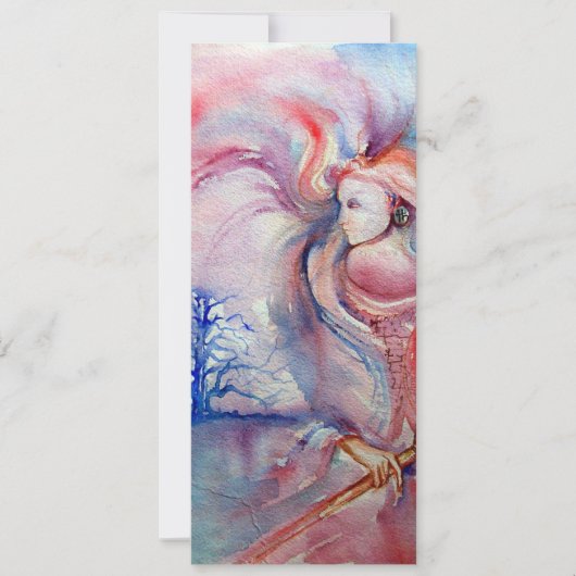 AVALON , Magie und Mystery soft pink lila blau Einladung (Vorderseite)