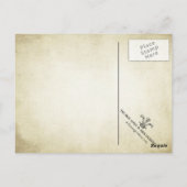 Avalon mit Zitat-Postkarte Postkarte (Rückseite)