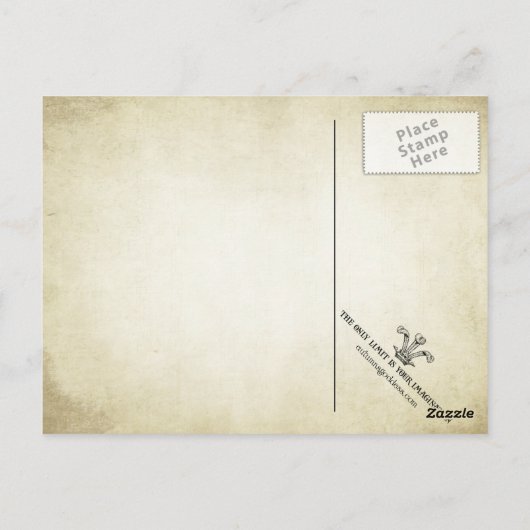 Avalon mit Zitat-Postkarte Postkarte (Rückseite)