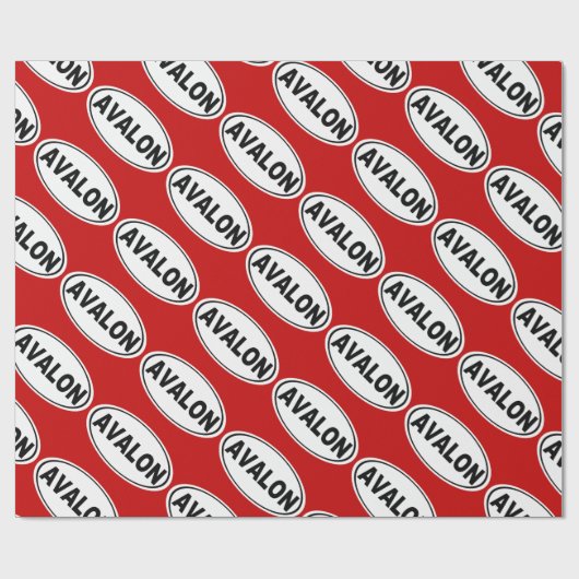 Avalon New Jersey Geschenkpapier (Flach)
