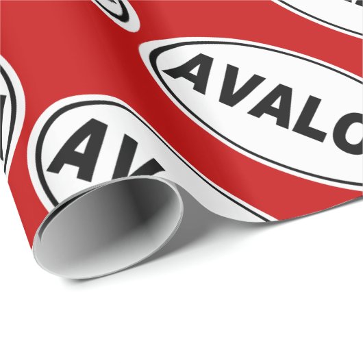 Avalon New Jersey Geschenkpapier (Rolleneckpunkt)